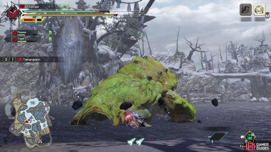 Tetranadon will pin you down