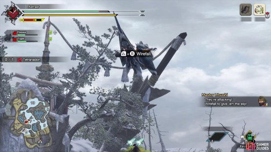 before launching you into the air.
