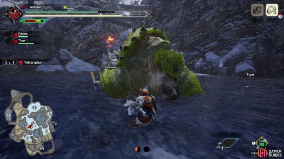 When Tetranadon goes to the ground while inflated