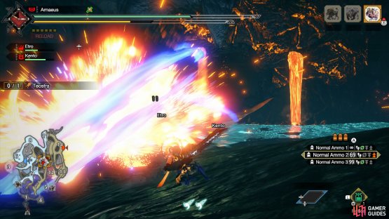 whilst lashing forward, making them all explode simultaneously.