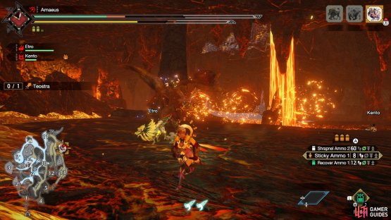 leaving three explosive powder orbs in its wake, which&rsquo;ll explode shortly after.