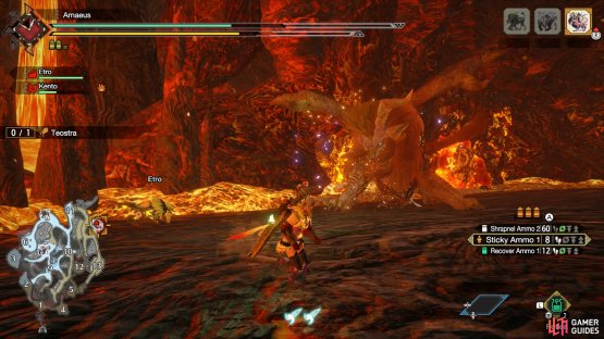 Teostra will lean backwards
