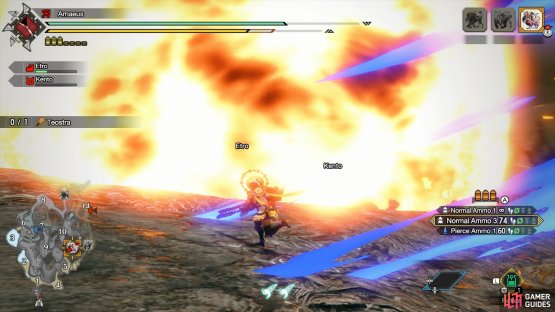 then unleash a huge explosion in a large radius around him.