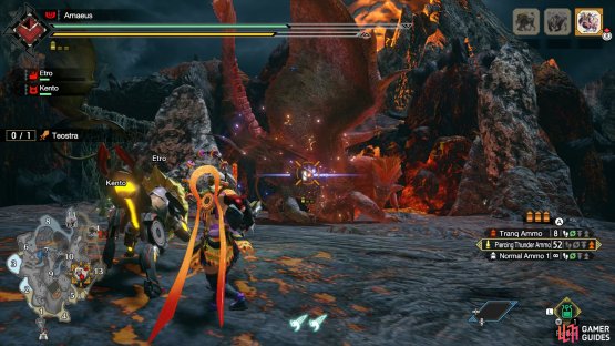 Teostra will raise his tail up high