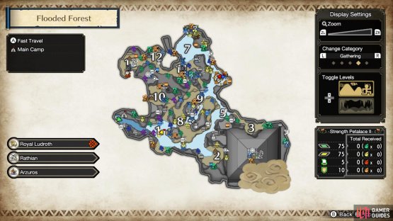 Head to the three potential locations to find Pukei-Pukei roaming around.