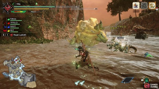 Watch out for Royale Ludroths water attacks.