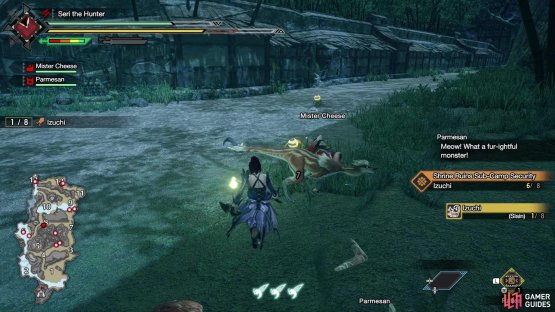 To complete this quest, you&rsquo;ll need to slay 8 Izuchi