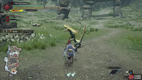 Jagras can be found in Shrine Ruins