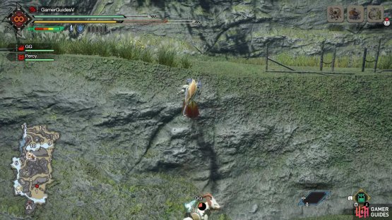 After hitting the wall, keep pressing on the left stick to climb the wall.