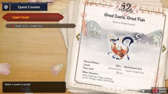 Urgent Quests don&rsquo;t have a time limit, but you do need to complete them to unlock harder quests.
