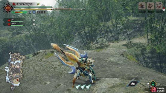 Starting charging your sword like you’d do normally, but hold X.