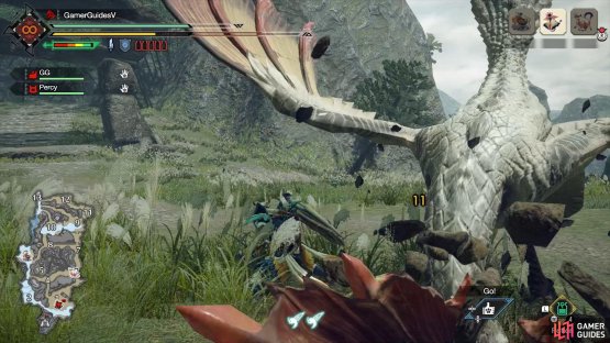 It&rsquo;ll then spin towards you and quickly stab the ground.