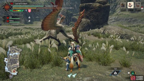 This move is telegraphed by Aknosom hopping around on one foot.