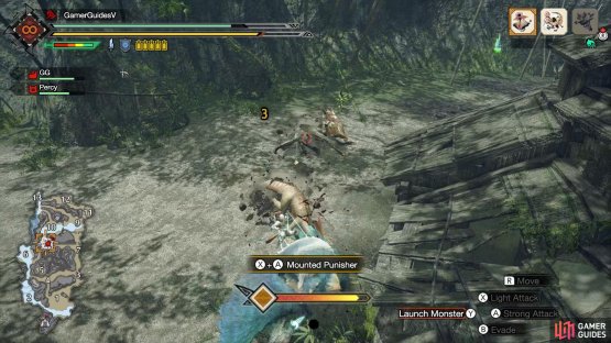 Afterwards, ride the beaten monster and let them work for you!
