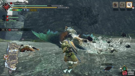 Then it slams its tail down where it&rsquo;s looking.