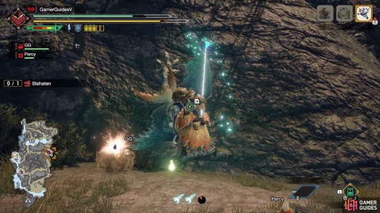 But you can knock it down by wiredashing and attacking mid-air.