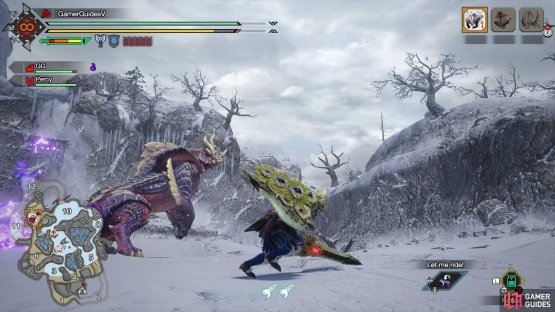 Magnamalo stands up and then turns its body.