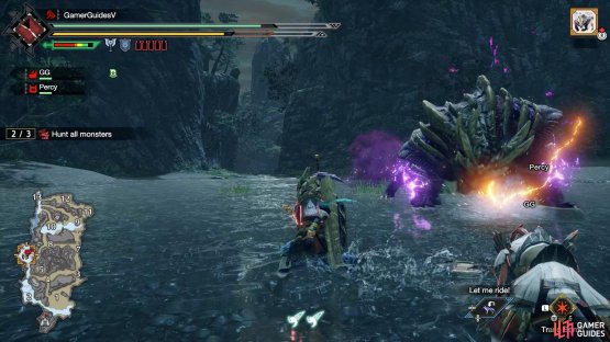 Like Magnamalo&rsquo;s big divebomb, where it charges straight forward&ndash;and right into your trap.