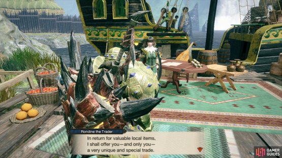 Rondine the Trader has another request for you!