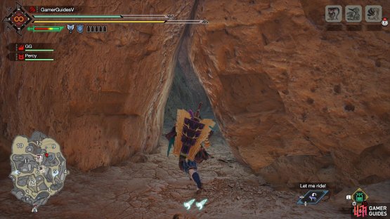 On your way to Area 9 from Area 8, look for this gap in the wall on your right.