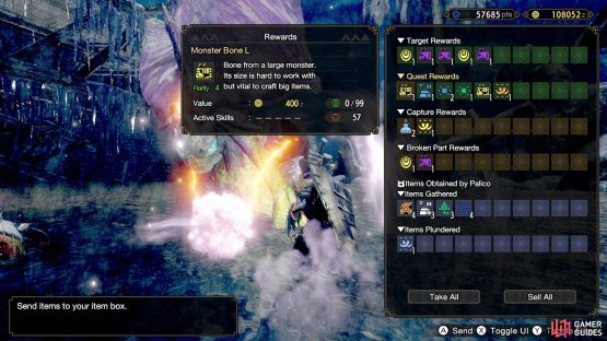 You can get Monster Bone L via target, capture and quest rewards.
