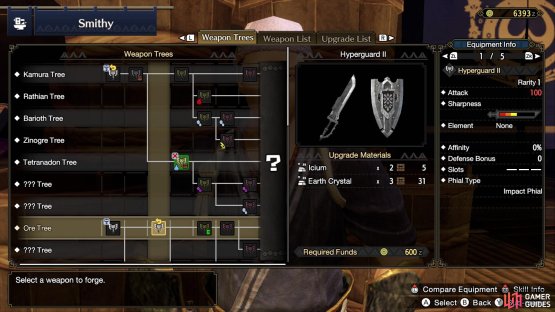 Be sure to upgrade or forge better weapons, so you&rsquo;re not using the weak base weapon.
