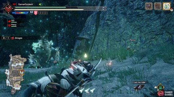 Zinogre twirls its head to beckon lightning.
