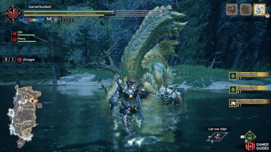It&rsquo;s relatively safe staying behind Zinogre, but watch out for this tell.