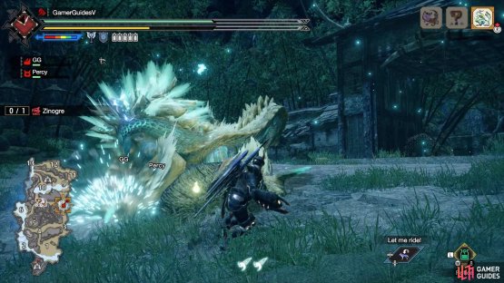 If you&rsquo;re stuck in front of Zinogre, you can just about roll or run away.