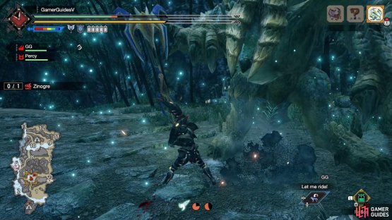 Hit Zinogre with everything you&rsquo;ve got and you can interrupt it or cause it to flinch.