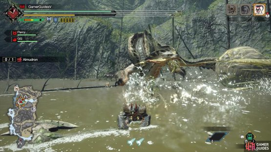 It’ll then swing its tail out.