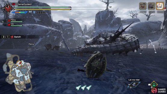 It&rsquo;ll then swing its tail towards the front of its body.