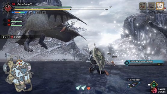 It&rsquo;ll then shoot a blast of ice forward onto the ground.