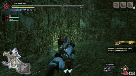 This relic&rsquo;s in a room accessible via the gap.