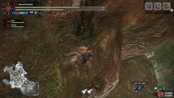 Here&rsquo;s the ledge from the top of the narrow highlands.