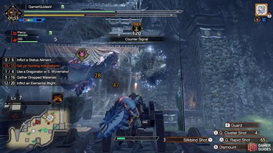 When the dragonator/wyvernshot aren&rsquo;t ready, blast the boulders with artillery.