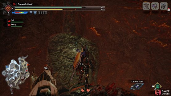 Here&rsquo;s the view from atop a nearby rock pillar.