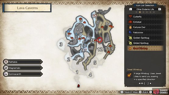 Great wirebug location underground.