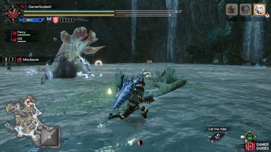 Mizutsune may twist its neck while opening its mouth.