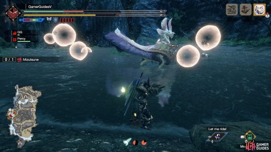 Mizutsune twists its neck so it&rsquo;s facing backwards.