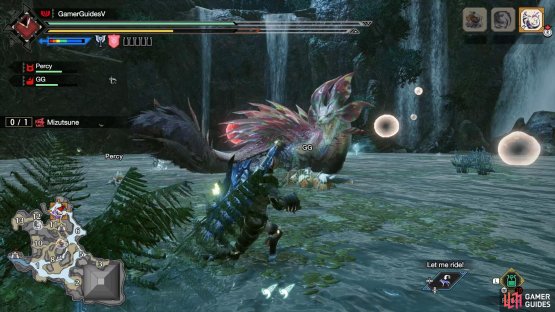 That&rsquo;s one scary-looking Mizutsune. Red fur means it&rsquo;s enraged.