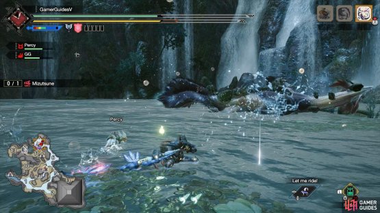 If you deal enough damage to Mizutsune when it&rsquo;s coated with bubbles, you can stun it.