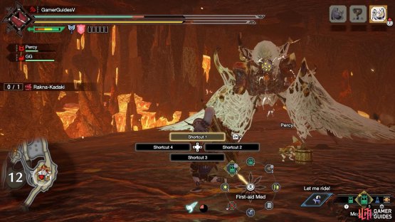 Rakna-Kadaki makes a gasping sound and lifts it head up, followed by its front pincers.
