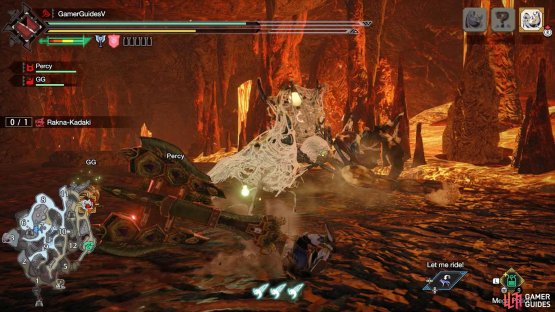 It&rsquo;ll then swipe that claw across, dealing minor damage.