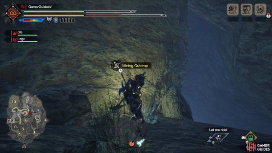 Ta-da, another white mining outcrop.