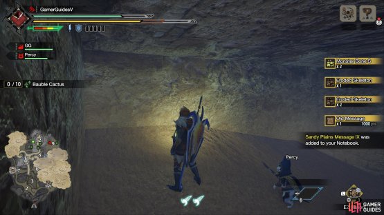 Inside the tomb, take a right turn to reach this relic.