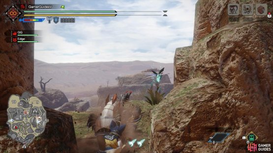 Destination: Top of the ruined tower in the center of the highlands between areas 2 and 7.