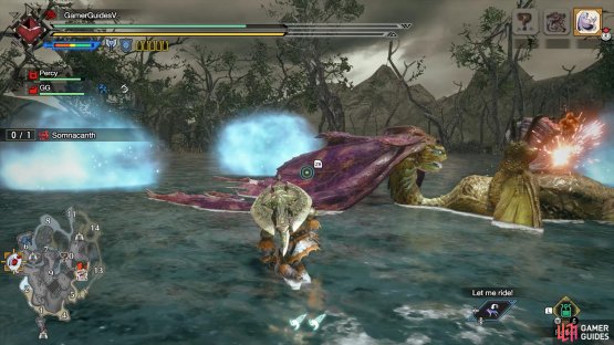 It&rsquo;ll swim to the center of the sleep gas and perform a Shell Bomb.