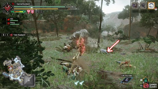 Next, it&rsquo;ll spin around on the spot, lashing its tail out and shooting a flying dart.