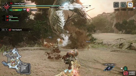 After a short while, it&rsquo;ll backflip and slam its tail down.